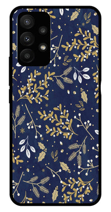 Floral Pattern  Metal Mobile Case for Samsung Galaxy A23 5G