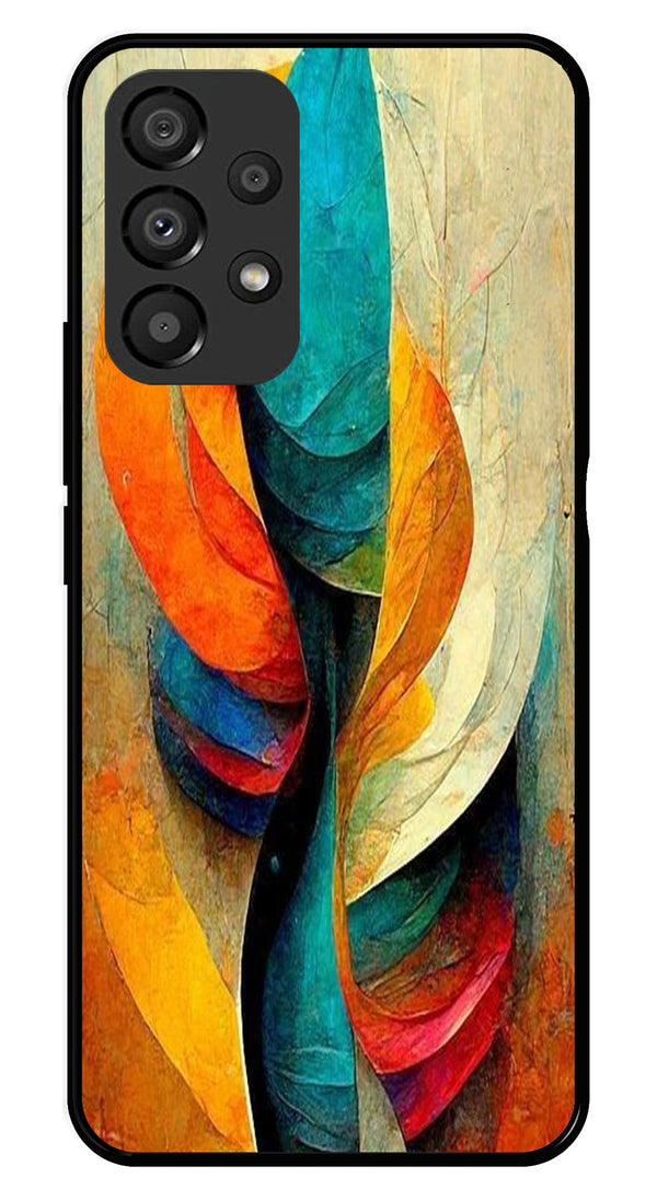 Modern Art Metal Mobile Case for Samsung Galaxy A33 5G   (Design No -11)