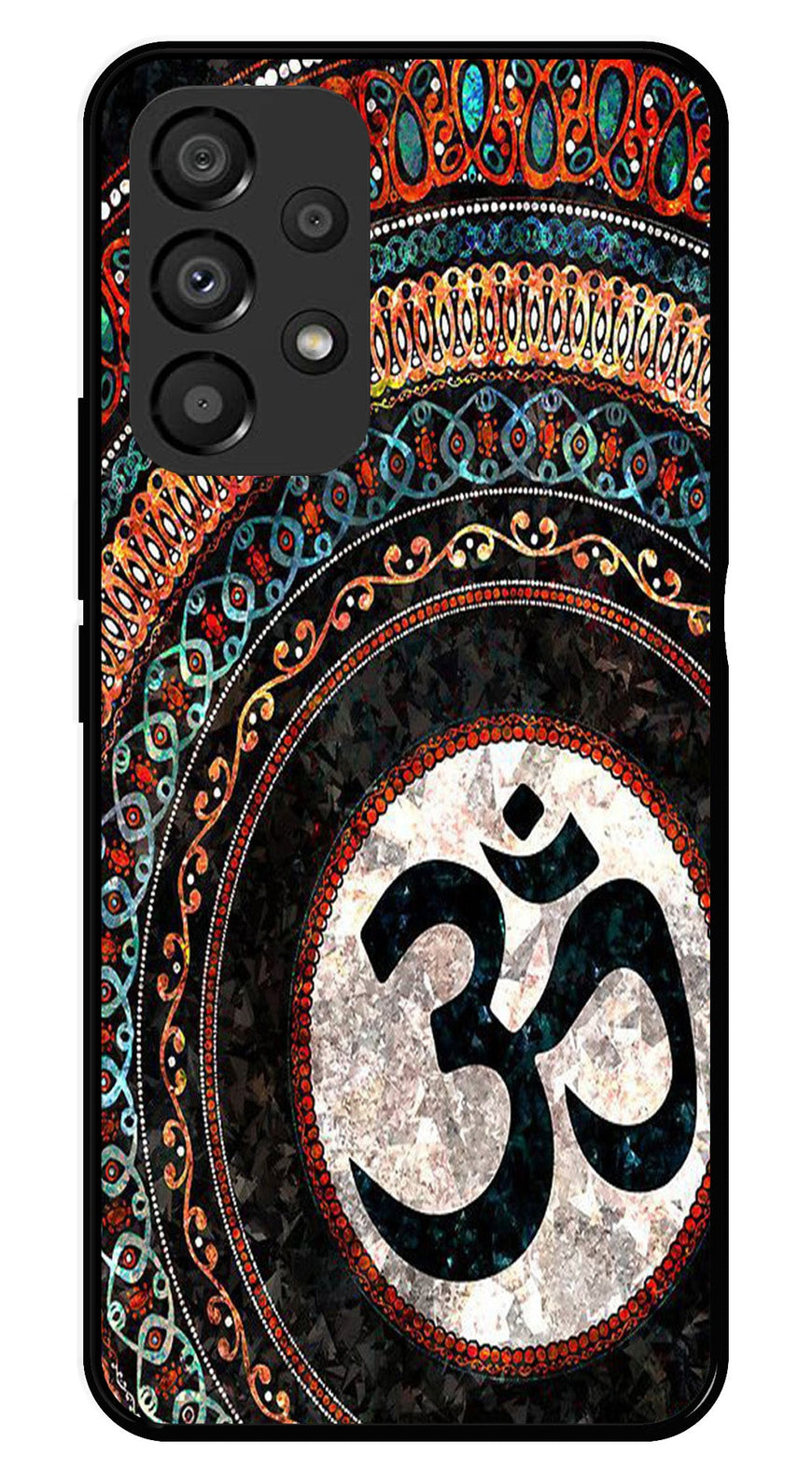 Oum Design Metal Mobile Case for Samsung Galaxy A33 5G   (Design No -15)