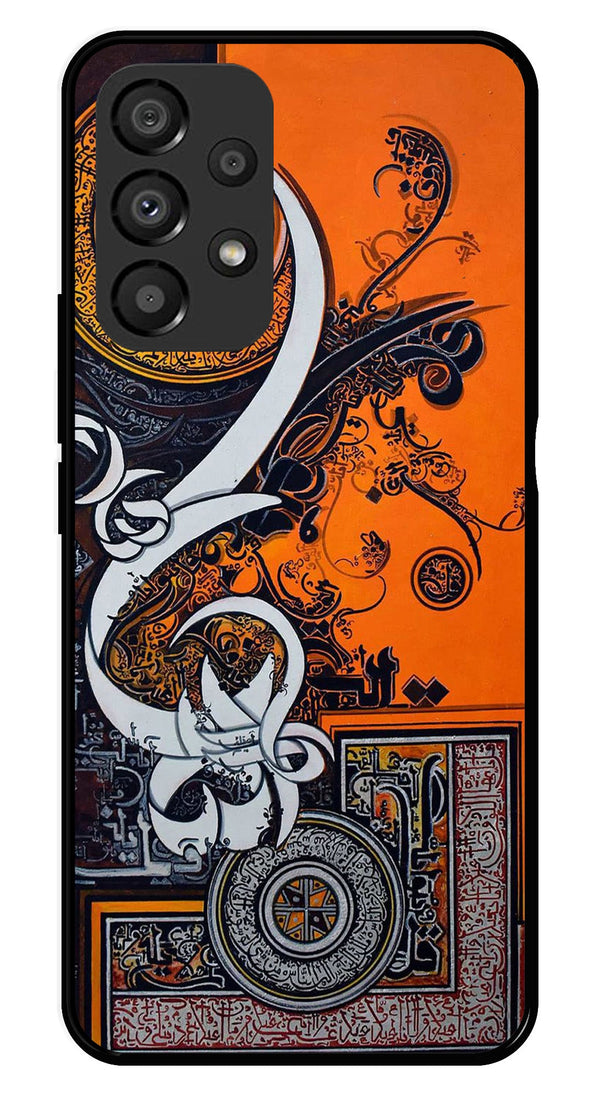 Qalander Art Metal Mobile Case for Samsung Galaxy A33 5G   (Design No -16)