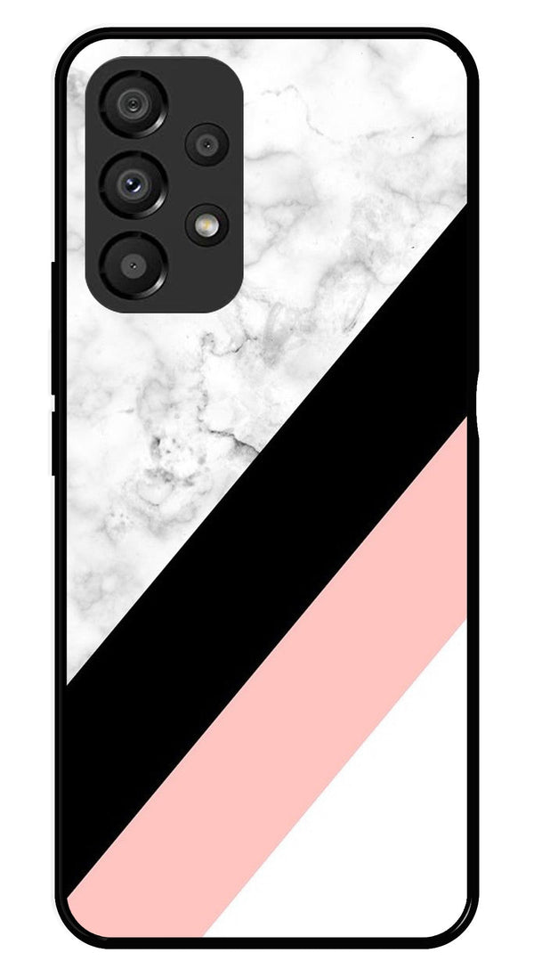 Marble Design Metal Mobile Case for Samsung Galaxy A33 5G   (Design No -24)