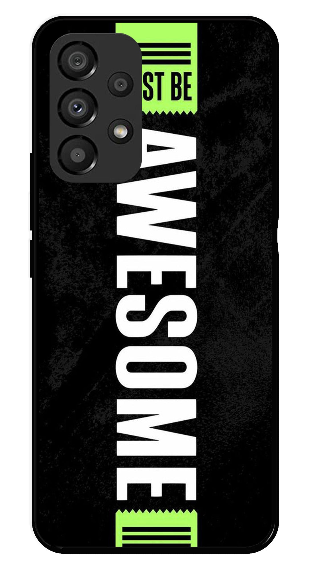 Awesome Metal Mobile Case for Samsung Galaxy A33 5G   (Design No -33)
