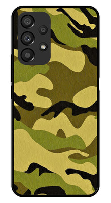 Army Pattern Metal Mobile Case for Samsung Galaxy A33 5G