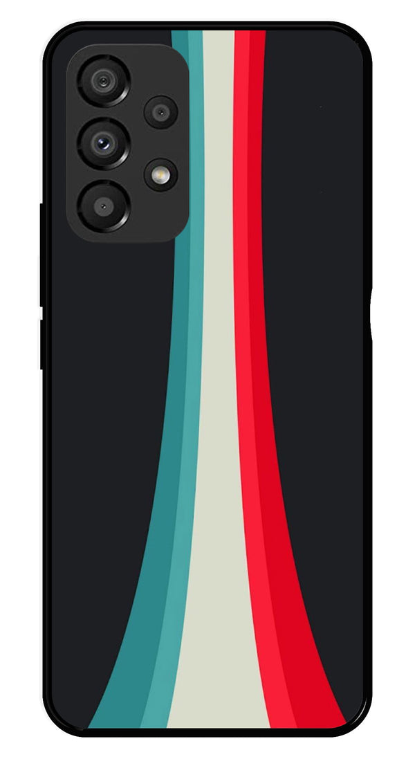 Modern Art Colorful Metal Mobile Case for Samsung Galaxy A33 5G   (Design No -48)
