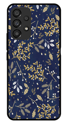 Floral Pattern  Metal Mobile Case for Samsung Galaxy A33 5G