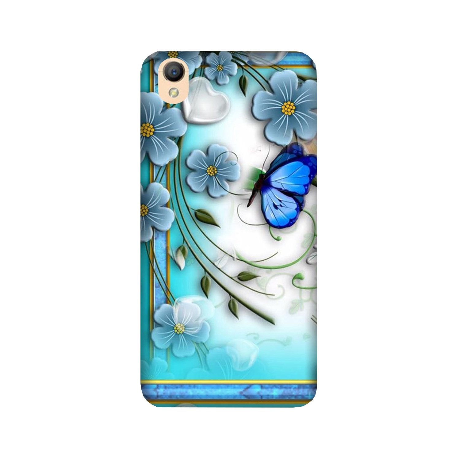Blue Butterfly Case for Oppo A37