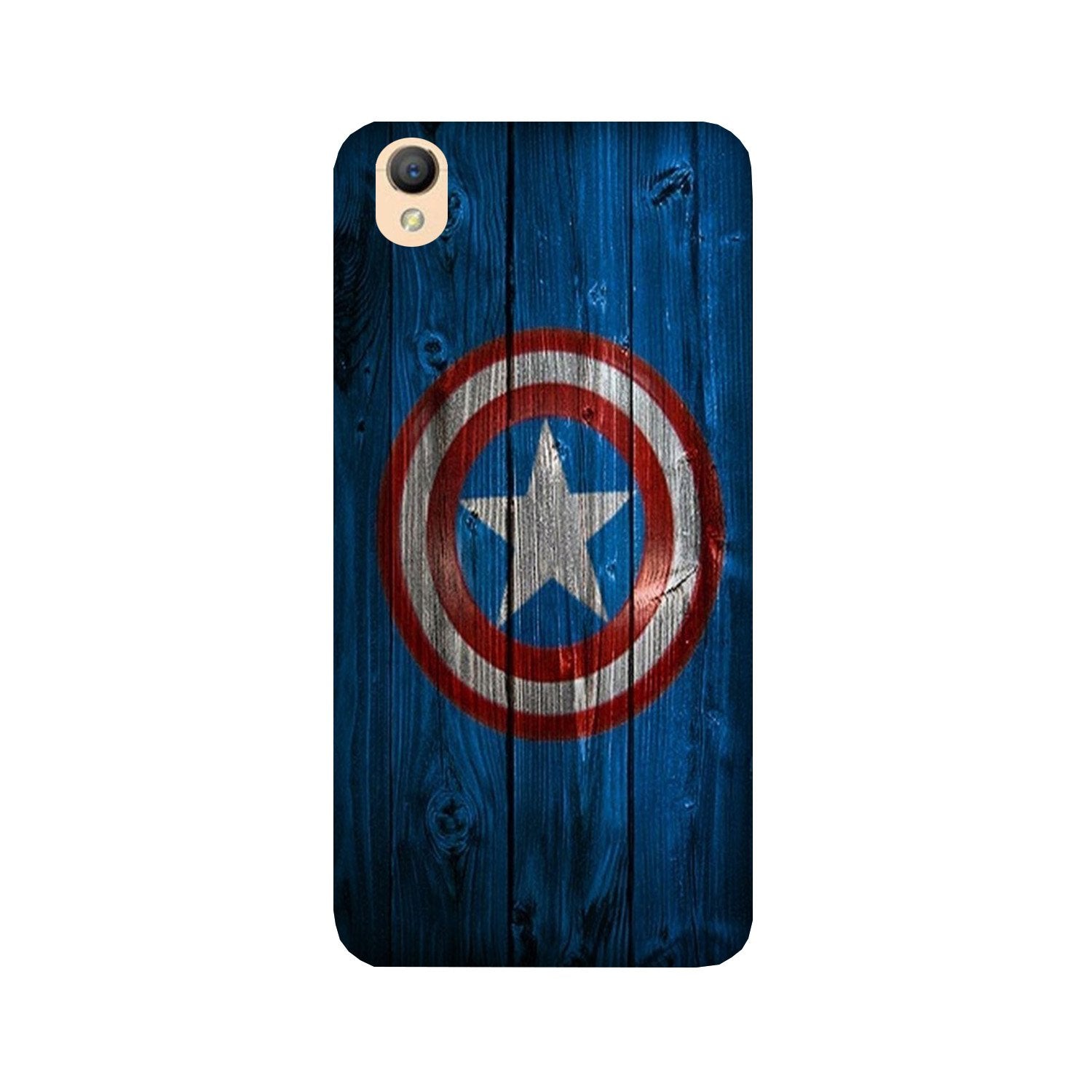 Captain America Superhero Case for Oppo A37  (Design - 118)