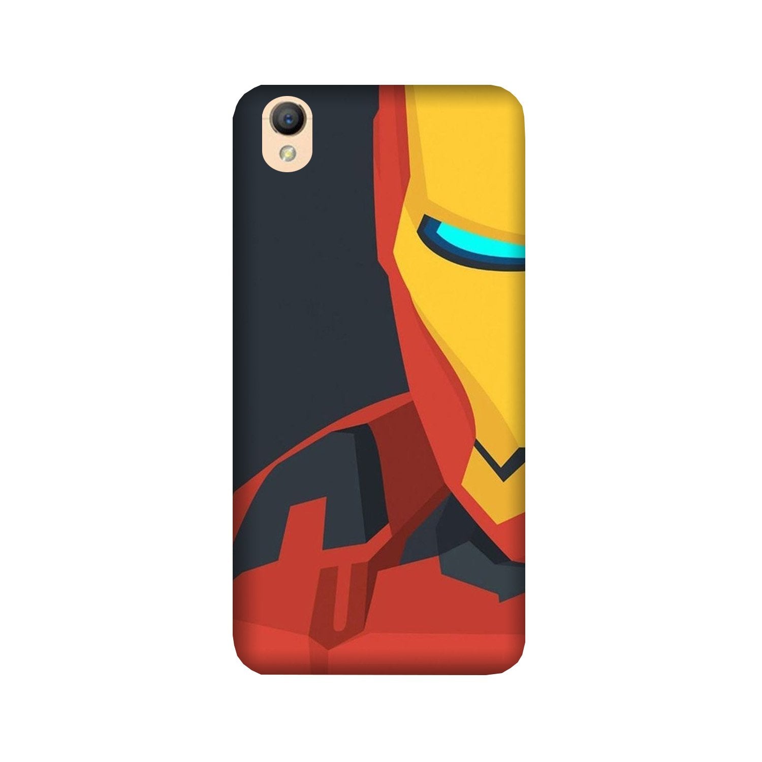 Iron Man Superhero Case for Oppo A37  (Design - 120)