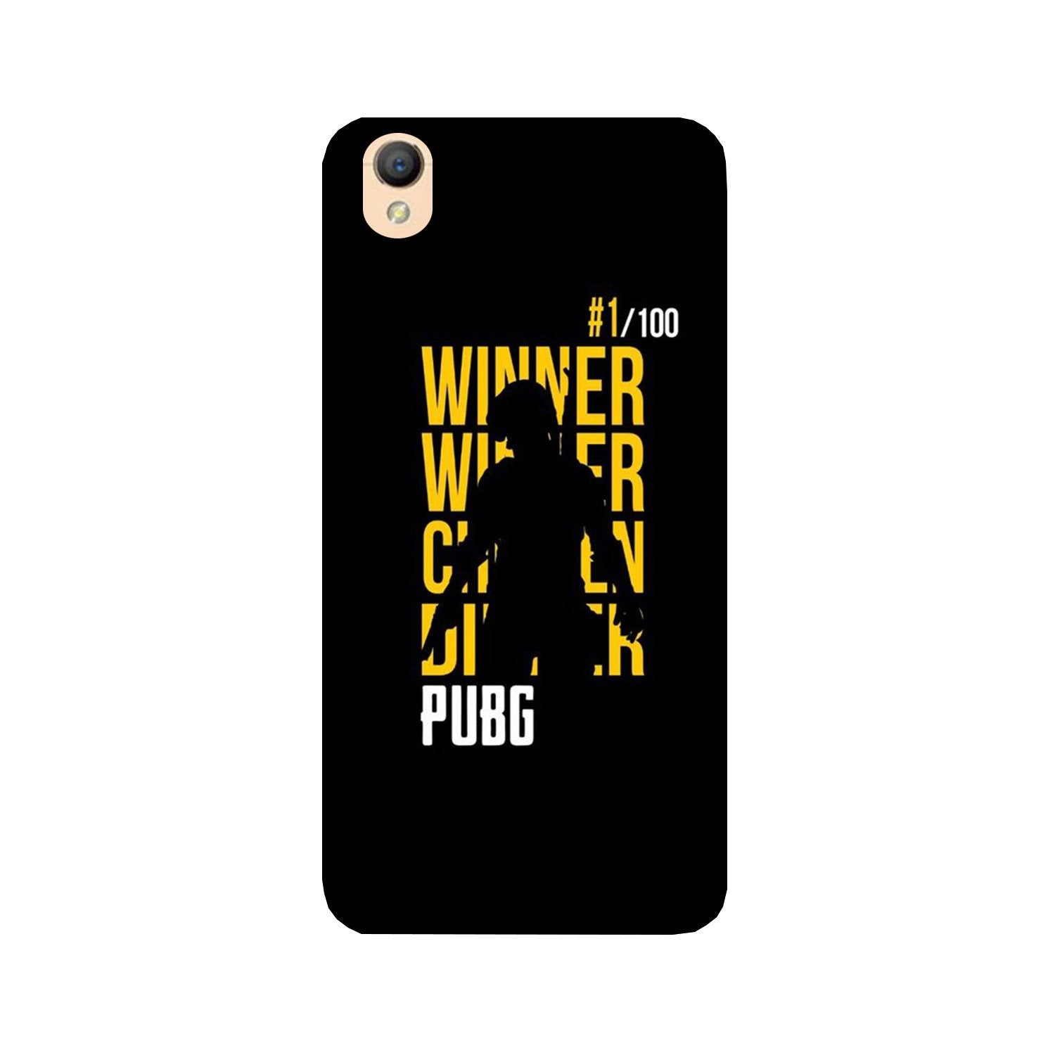 Pubg Winner Winner Case for Oppo A37  (Design - 177)