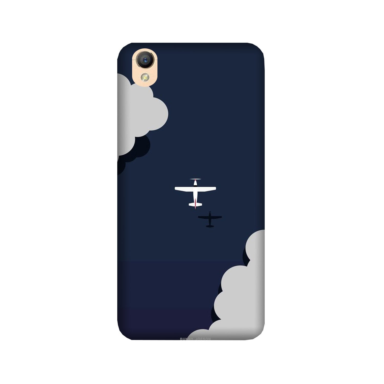 Clouds Plane Case for Oppo A37 (Design - 196)
