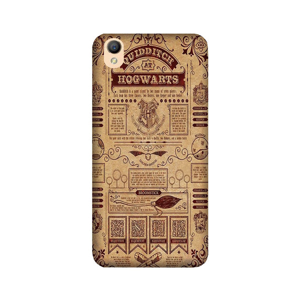Hogwarts Mobile Back Case for Oppo A37  (Design - 304)