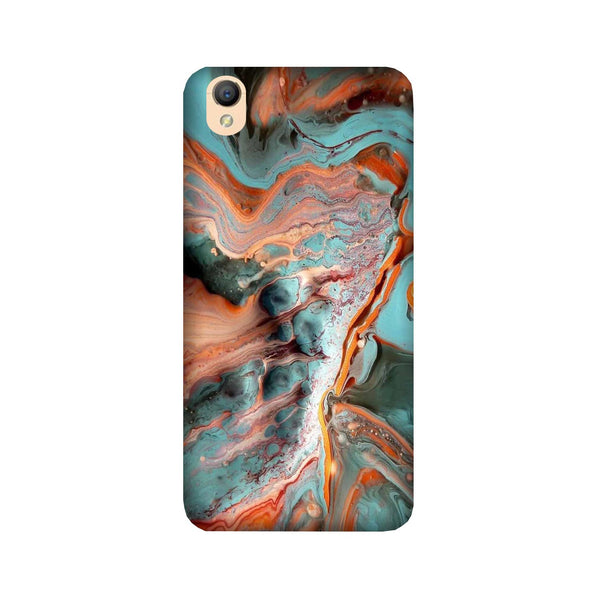 Marble Texture Mobile Back Case for Oppo A37  (Design - 309)