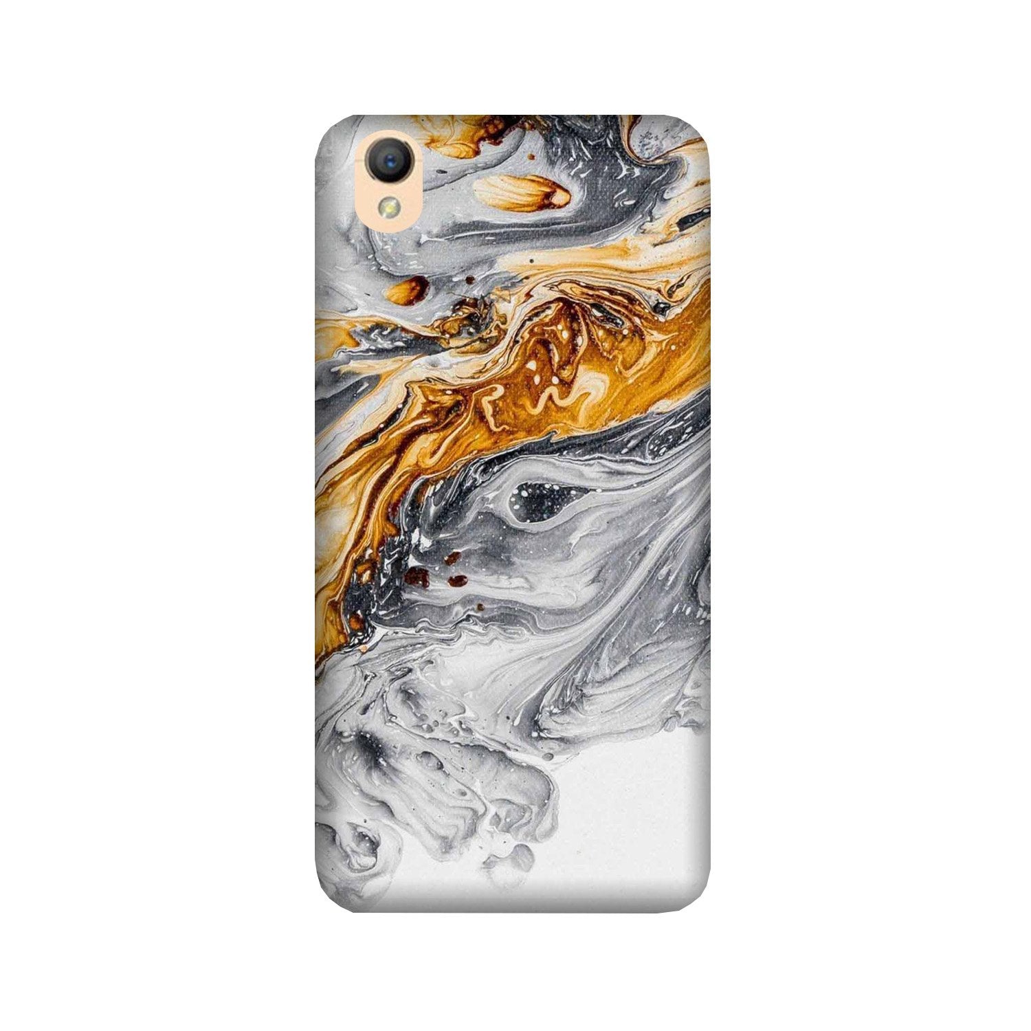Marble Texture Mobile Back Case for Oppo A37  (Design - 310)