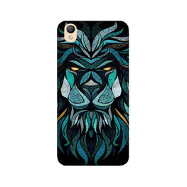 Lion Mobile Back Case for Oppo A37(Design - 314)