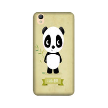 Panda Bear Mobile Back Case for Oppo A37  (Design - 317)