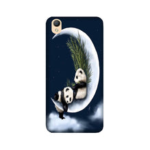 Panda Moon Mobile Back Case for Oppo A37  (Design - 318)