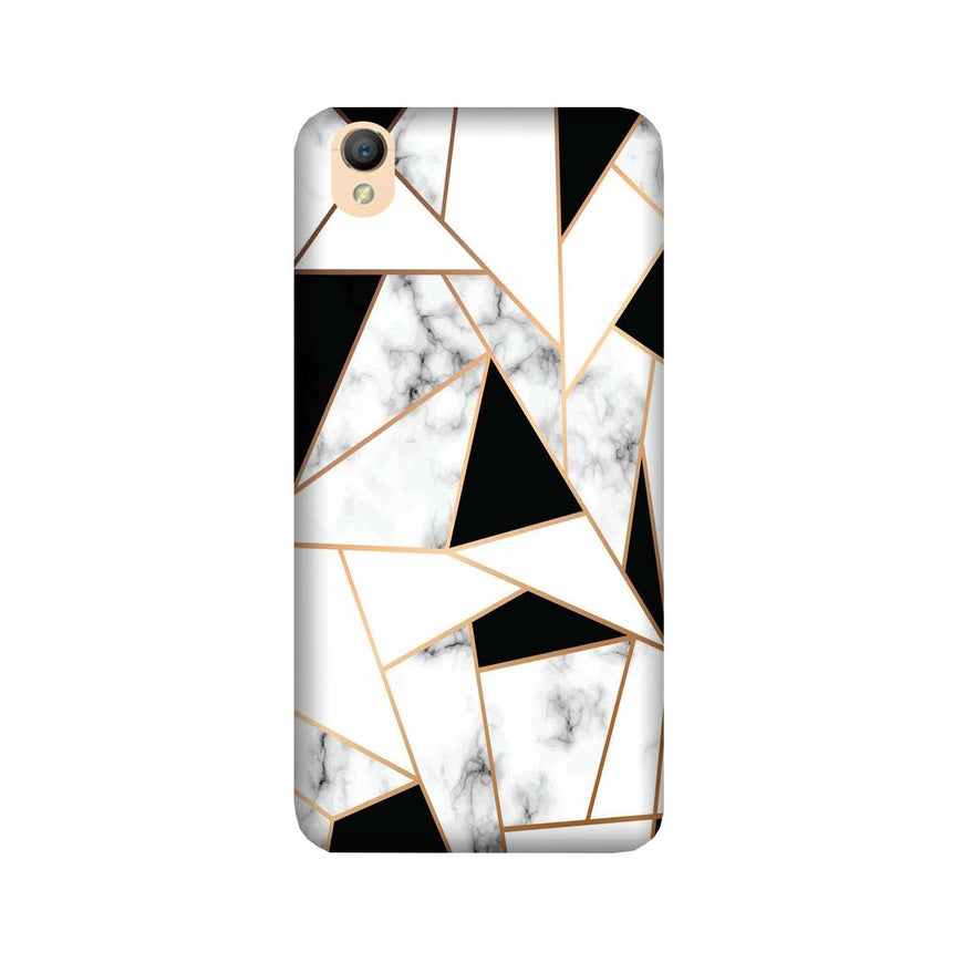 Marble Texture Mobile Back Case for Oppo A37  (Design - 322)