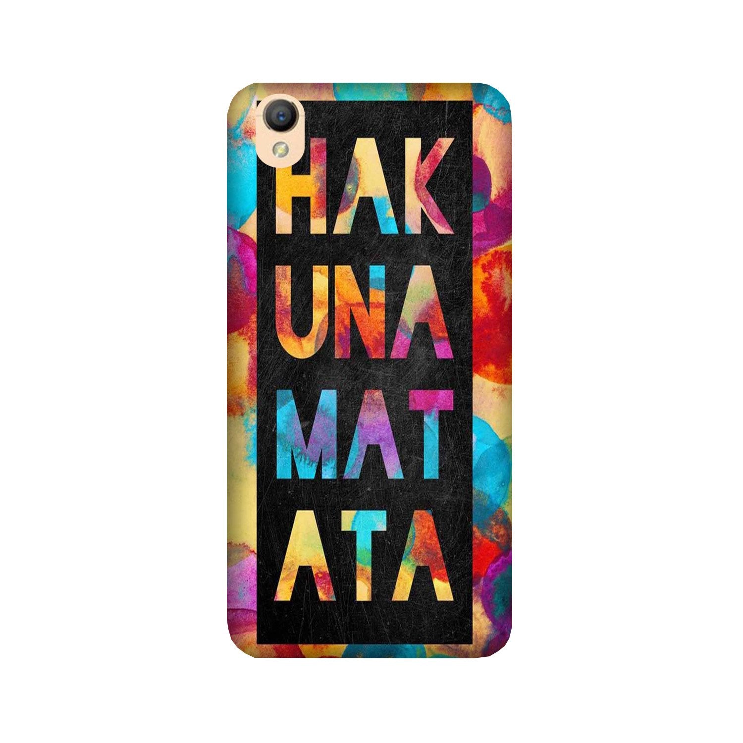 Hakuna Matata Mobile Back Case for Oppo A37  (Design - 323)