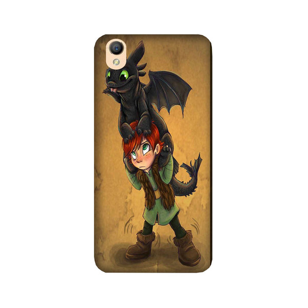 Dragon Mobile Back Case for Oppo A37  (Design - 336)
