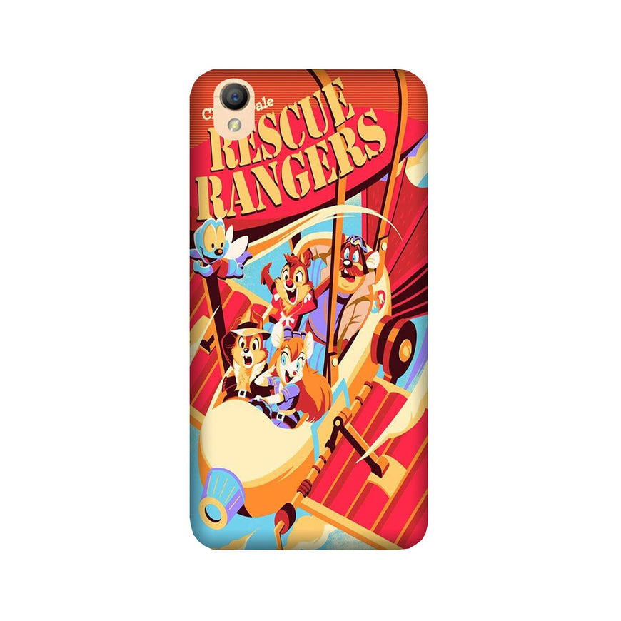 Rescue Rangers Mobile Back Case for Oppo A37  (Design - 341)