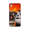 Dog Puppy Mobile Back Case for Oppo A37  (Design - 350)