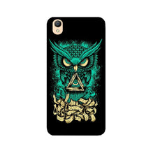 Owl Mobile Back Case for Oppo A37  (Design - 358)