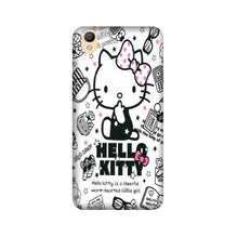 Hello Kitty Mobile Back Case for Oppo A37  (Design - 361)