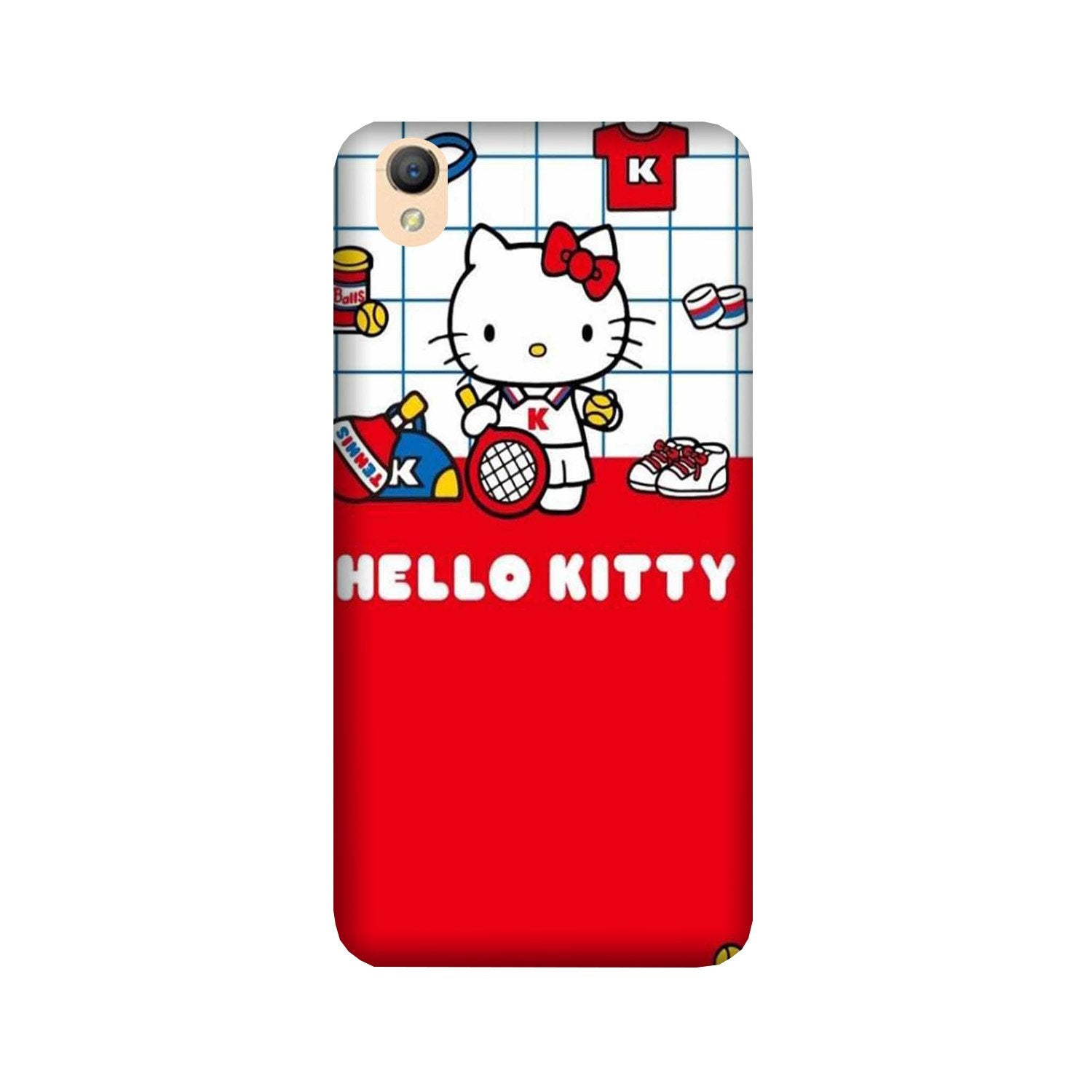 Hello Kitty Mobile Back Case for Oppo A37  (Design - 363)
