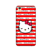 Hello Kitty Mobile Back Case for Oppo A37  (Design - 364)
