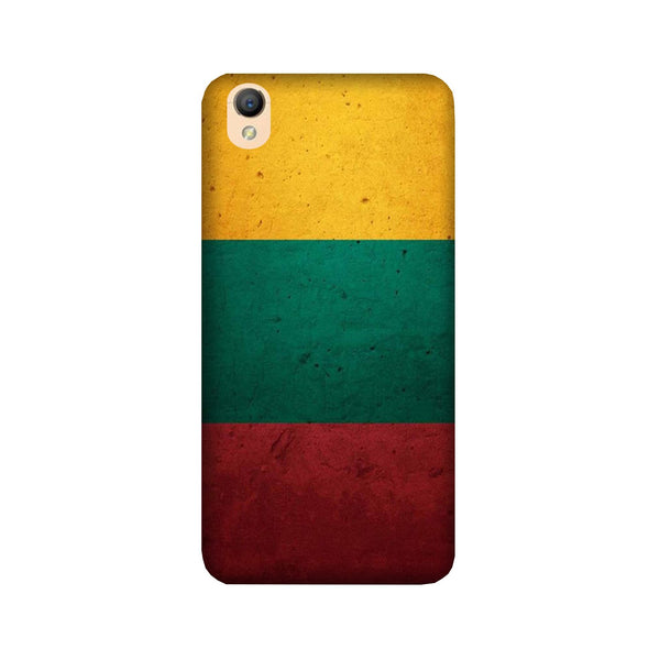 Color Pattern Mobile Back Case for Oppo A37  (Design - 374)
