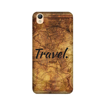 Travel Mobile Back Case for Oppo A37  (Design - 375)