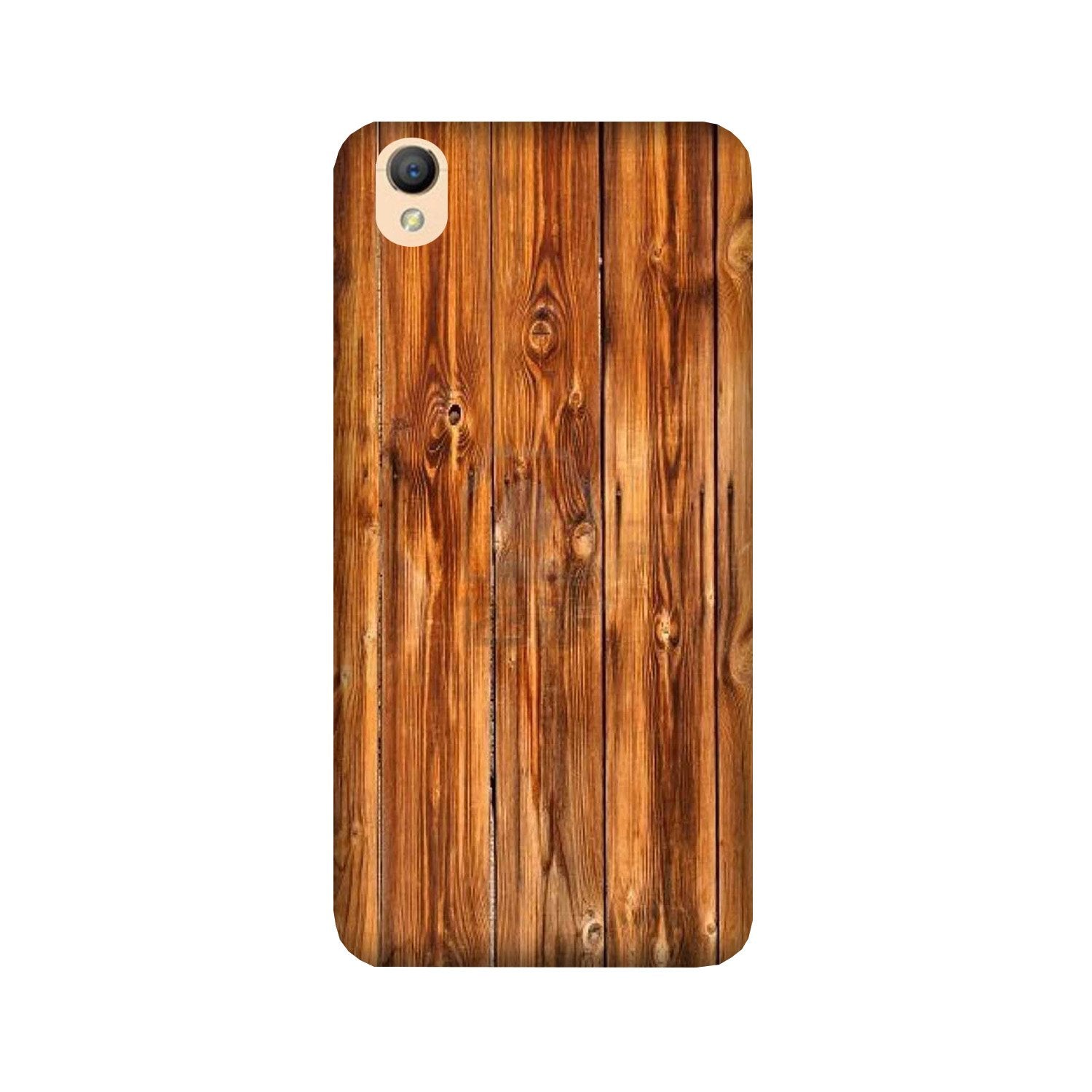 Wooden Texture Mobile Back Case for Oppo A37  (Design - 376)