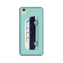 Travel Bus Mobile Back Case for Oppo A37  (Design - 379)