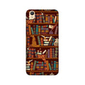 Book Shelf Mobile Back Case for Oppo A37  (Design - 390)