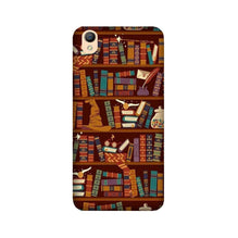 Book Shelf Mobile Back Case for Oppo A37  (Design - 390)