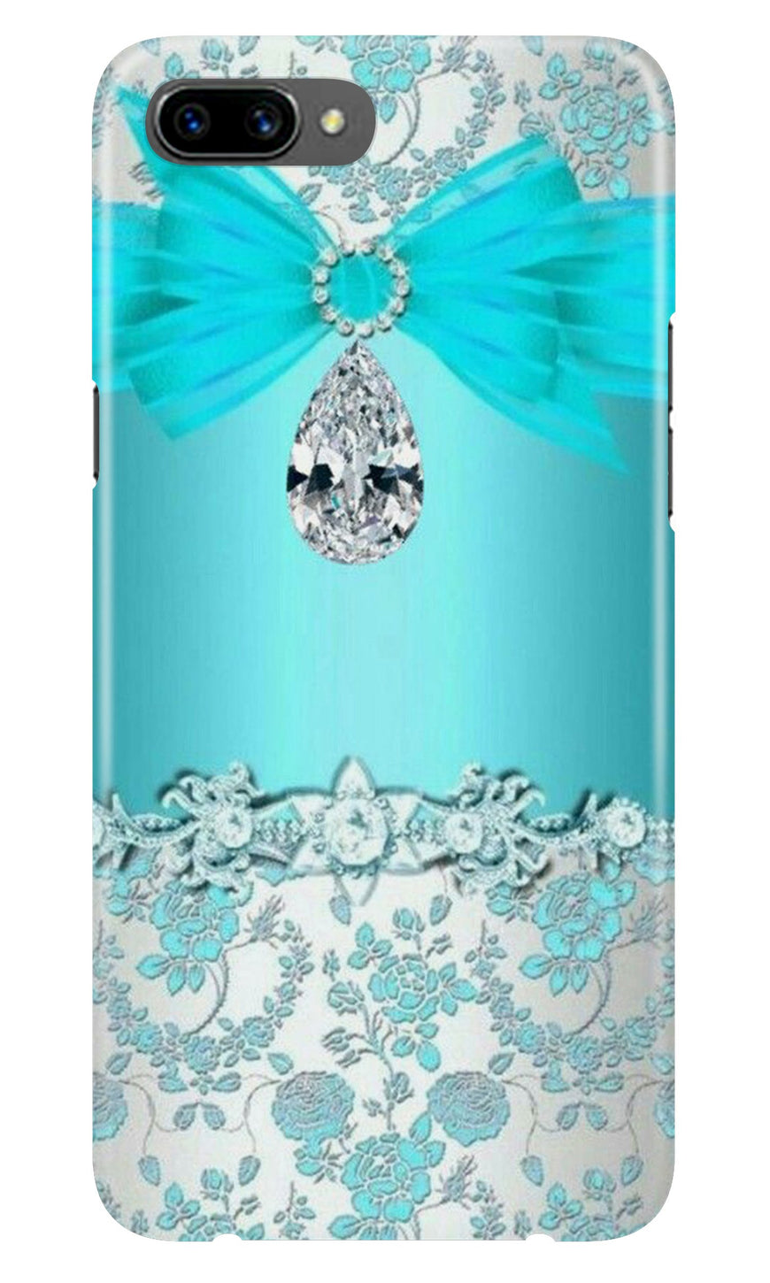 Shinny Blue Background Case for Oppo K1