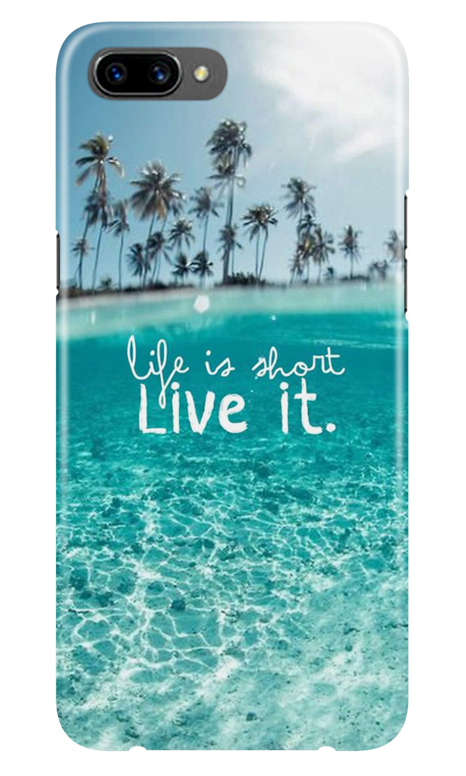 Life is short live it Case for Oppo A3s