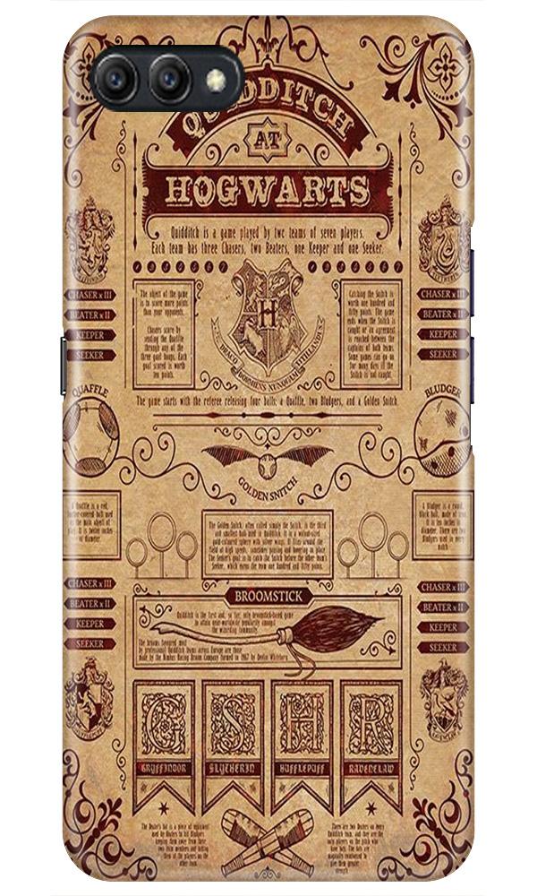 Hogwarts Mobile Back Case for Oppo A3s  (Design - 304)