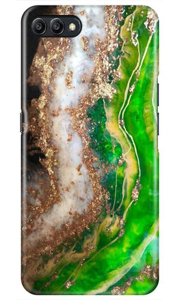 Marble Texture Mobile Back Case for Oppo K1(Design - 307)