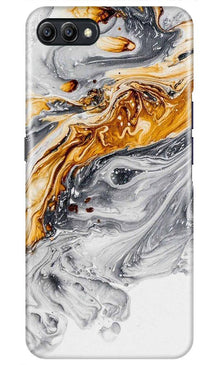 Marble Texture Mobile Back Case for Oppo A3s  (Design - 310)