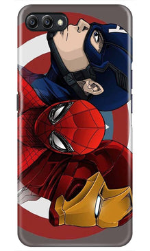 Superhero Mobile Back Case for Oppo A3s  (Design - 311)