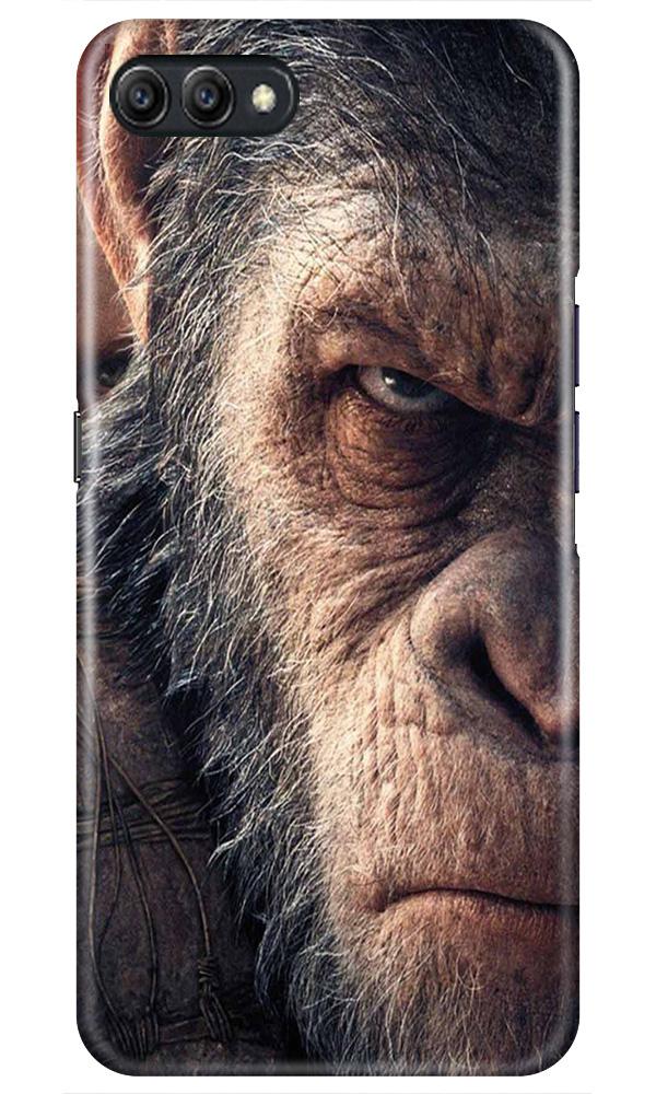 Angry Ape Mobile Back Case for Oppo A3s  (Design - 316)