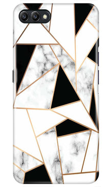 Marble Texture Mobile Back Case for Oppo A3s  (Design - 322)