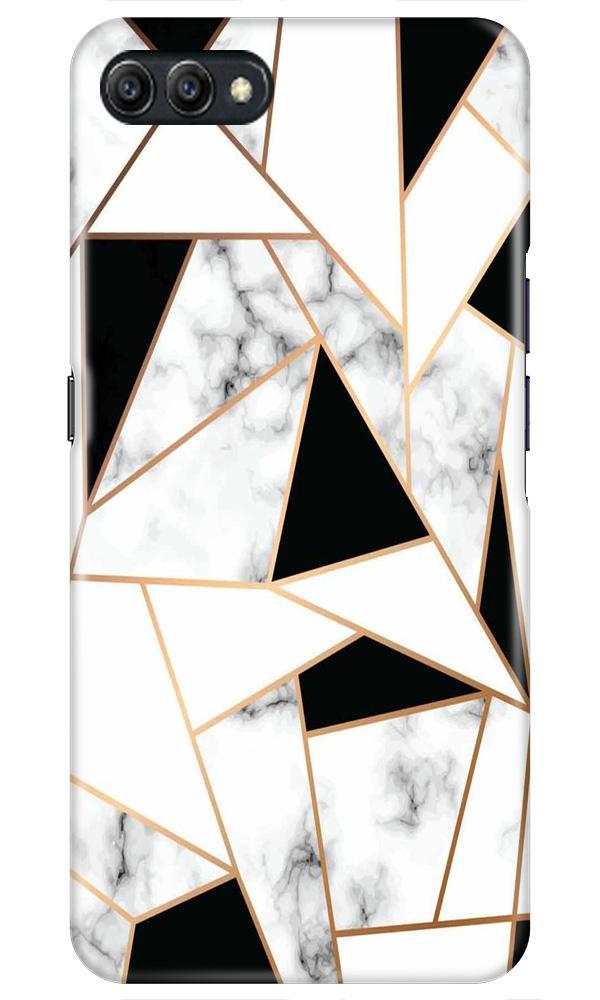 Marble Texture Mobile Back Case for Oppo K1  (Design - 322)