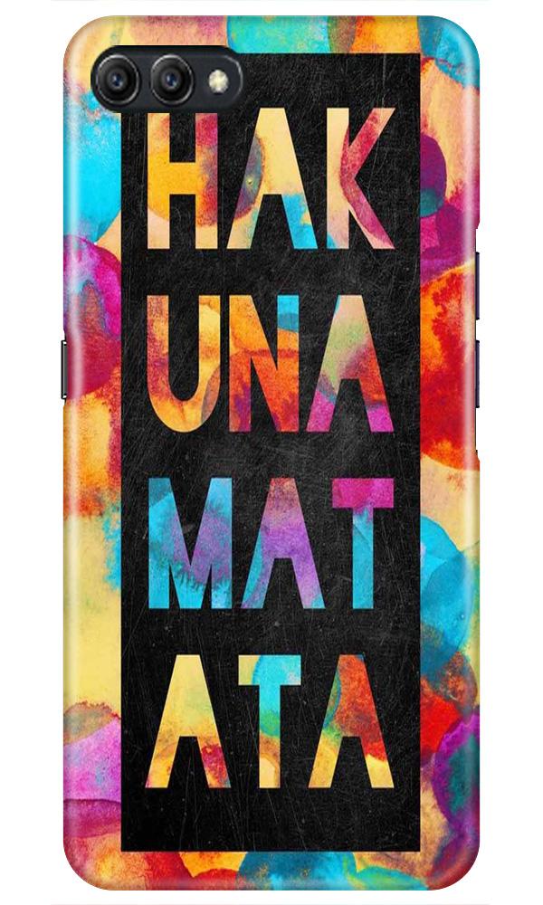 Hakuna Matata Mobile Back Case for Oppo A3s  (Design - 323)