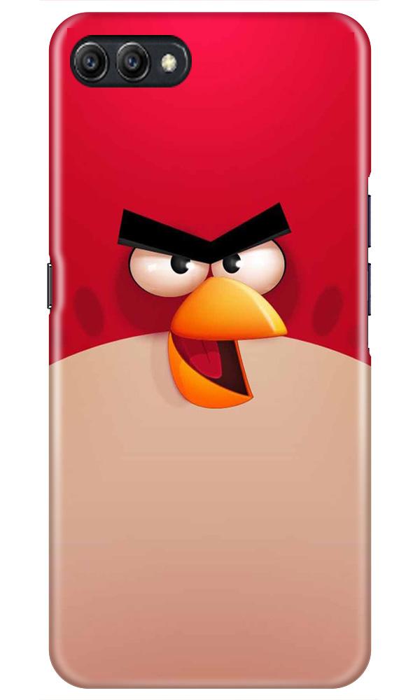 Angry Bird Red Mobile Back Case for Oppo A3s(Design - 325)