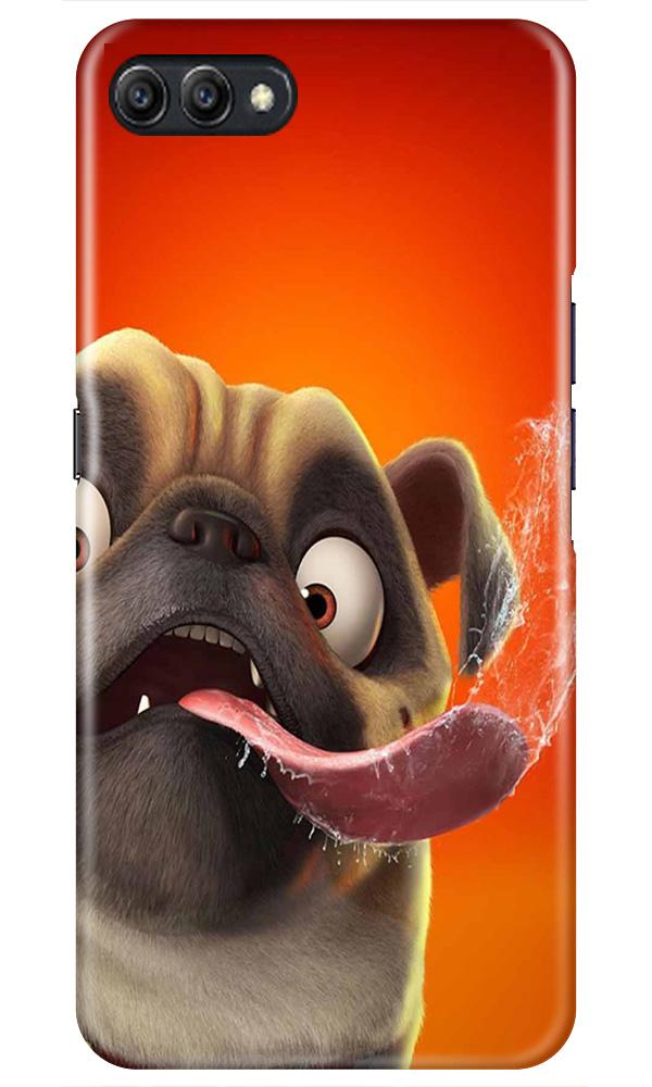 Dog Mobile Back Case for Realme C2  (Design - 343)