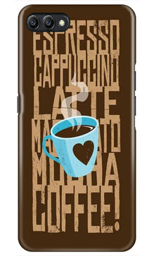 Love Coffee Mobile Back Case for Realme C1  (Design - 351)