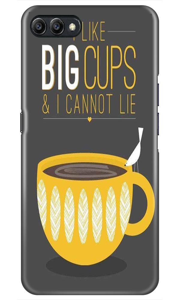 Big Cups Coffee Mobile Back Case for Oppo K1  (Design - 352)