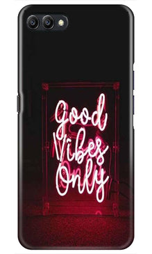Good Vibes Only Mobile Back Case for Oppo A3s  (Design - 354)